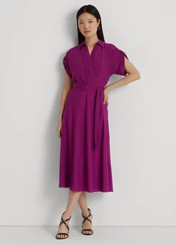 Robe Ceinturée En Crêpe