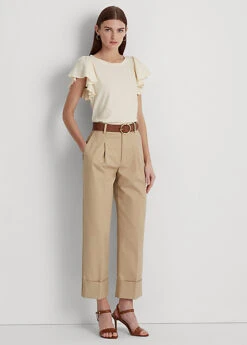 T-shirt Manches volantées Jersey Flammé -Pas Cher T-Shirts Hauts Magasin s7 1484488 alternate1