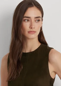 Chemisier Sans Manches En Chèvre Velours -Pas Cher T-Shirts Hauts Magasin s7 1484504 alternate4