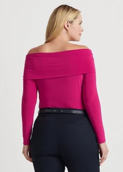 Haut En Jersey épaules Dégagées 8 Haut En Jersey épaules Dégagées -Pas Cher T-Shirts Hauts Magasin s7 1484532 alternate3