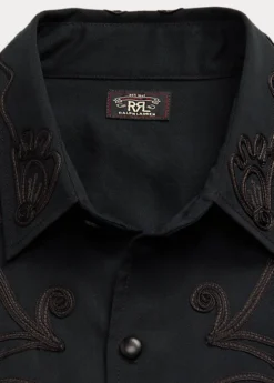 Chemise Western En Sergé à Soutaches -Pas Cher T-Shirts Hauts Magasin s7 1485144 alternate5