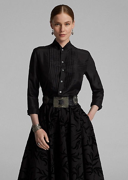 Silk Tuxedo Shirt 2 Silk Tuxedo Shirt – Image 2