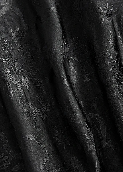 Robe Du Soir Coupée En Biais En Jacquard 9 Robe Du Soir Coupée En Biais En Jacquard – Image 9