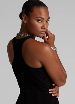 Goat-Suede Racerback Dress -Pas Cher T-Shirts Hauts Magasin s7 1485149 alternate4