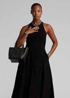 Goat-Suede Racerback Dress -Pas Cher T-Shirts Hauts Magasin s7 1485149 alternate5