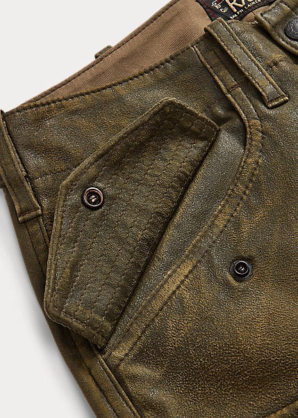 Pantalon Cargo Skinny En Daim 8 Pantalon Cargo Skinny En Daim – Image 8