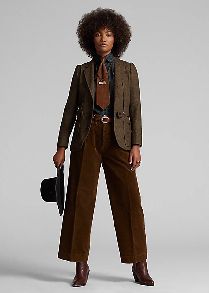 Pantalon En Velours Côtelé Plissé 2 Pantalon En Velours Côtelé Plissé – Image 2