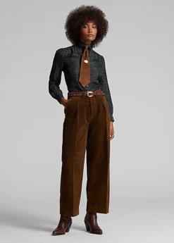 Pantalon En Velours Côtelé Plissé 15 Pantalon En Velours Côtelé Plissé -Pas Cher T-Shirts Hauts Magasin s7 1485175 alternate5