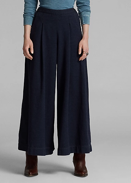 Jupe-culotte En Sergé De Coton Et Laine 3 Jupe-culotte En Sergé De Coton Et Laine – Image 3