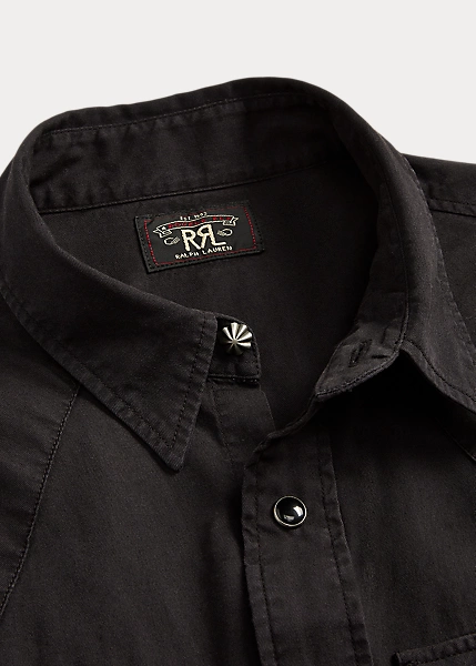 Chemise Western En Sergé De Coton 7 Chemise Western En Sergé De Coton – Image 7