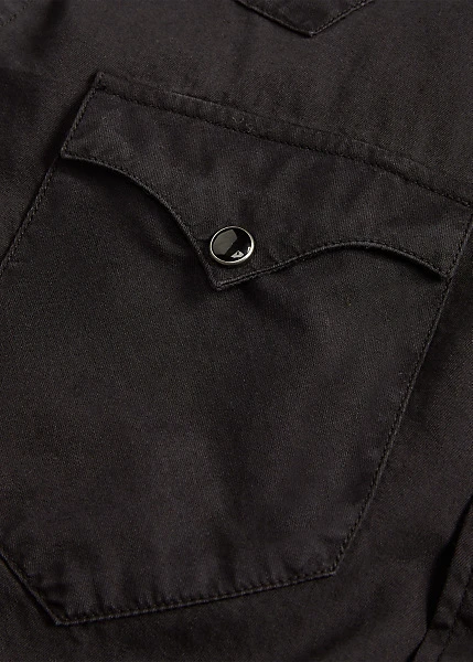 Chemise Western En Sergé De Coton 8 Chemise Western En Sergé De Coton – Image 8