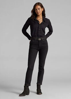 Chemise Western En Sergé De Coton 12 Chemise Western En Sergé De Coton -Pas Cher T-Shirts Hauts Magasin s7 1485177 alternate2