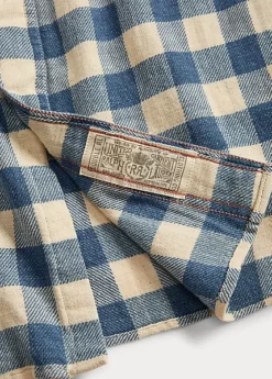 Chemise écossaise En Lin Et Coton -Pas Cher T-Shirts Hauts Magasin s7 1485179 alternate16