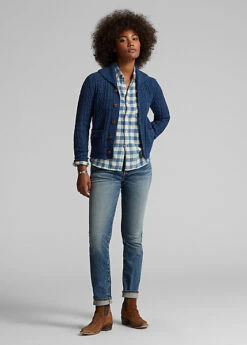 Chemise écossaise En Lin Et Coton -Pas Cher T-Shirts Hauts Magasin s7 1485179 alternate2