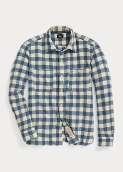 Chemise écossaise En Lin Et Coton