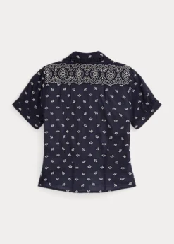 Chemisier Fleuri En Voile De coton -Pas Cher T-Shirts Hauts Magasin s7 1485180 alternate15