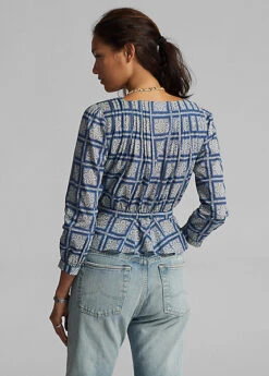 Chemisier à Basque Voile De coton 12 Chemisier à Basque Voile De coton -Pas Cher T-Shirts Hauts Magasin s7 1485181 alternate3