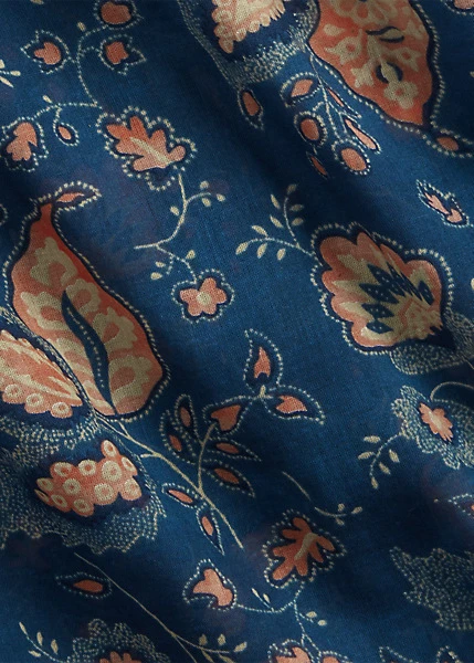 Chemisier Fleuri Plis Piqués Voile Coton 12 Chemisier Fleuri Plis Piqués Voile Coton – Image 12