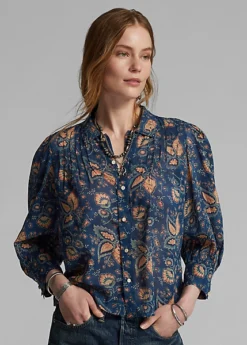 Chemisier Fleuri Plis Piqués Voile Coton 17 Chemisier Fleuri Plis Piqués Voile Coton -Pas Cher T-Shirts Hauts Magasin s7 1485183 alternate5