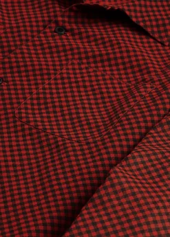 Chemise Safari à Carreaux Voile De Coton 22 Chemise Safari à Carreaux Voile De Coton -Pas Cher T-Shirts Hauts Magasin s7 1485184 alternate19