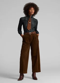 Blouse écossaise Liens Au Dos En Soie -Pas Cher T-Shirts Hauts Magasin s7 1485186 alternate2