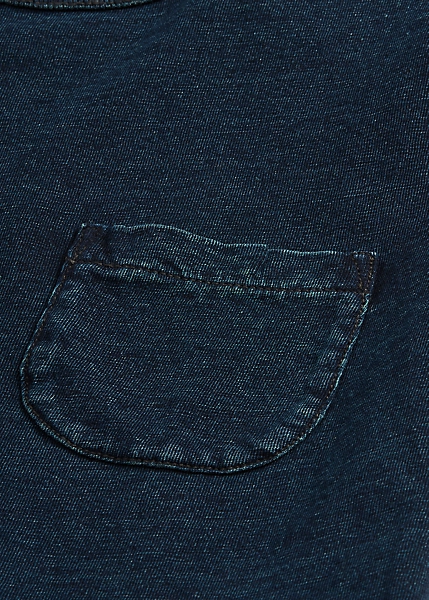 T-shirt à Poche En Coton Et Lin 8 T-shirt à Poche En Coton Et Lin – Image 8