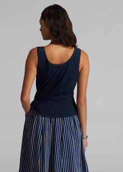 Caraco à Basque En Jersey De Coton 14 Caraco à Basque En Jersey De Coton -Pas Cher T-Shirts Hauts Magasin s7 1485201 alternate3