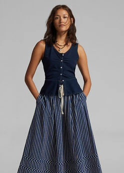 Caraco à Basque En Jersey De Coton 16 Caraco à Basque En Jersey De Coton -Pas Cher T-Shirts Hauts Magasin s7 1485201 alternate5