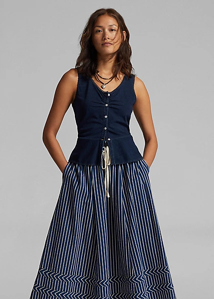 Caraco à Basque En Jersey De Coton 6 Caraco à Basque En Jersey De Coton – Image 6