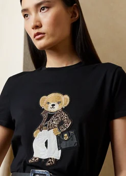 T-shirt Moto Polo Bear En Coton -Pas Cher T-Shirts Hauts Magasin s7 1486320 alternate4
