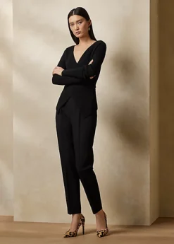 Pantalon Edmonds En Gabardine De Laine