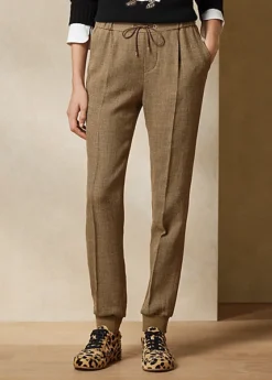 Pantalon Arsenia En Tweed Pied-de-poule -Pas Cher T-Shirts Hauts Magasin s7 1486368 alternate1