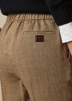 Pantalon Arsenia En Tweed Pied-de-poule -Pas Cher T-Shirts Hauts Magasin s7 1486368 alternate4