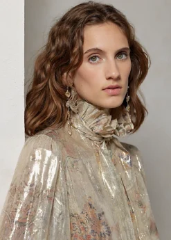 Chemisier Kalen à Manches Bouffantes 10 Chemisier Kalen à Manches Bouffantes -Pas Cher T-Shirts Hauts Magasin s7 1489546 alternate4