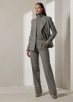 Pantalon Stamford En Flanelle Rayée