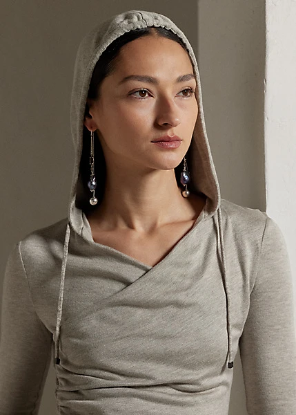 Pull à Capuche Ruché Interlock Mélangé 5 Pull à Capuche Ruché Interlock Mélangé – Image 5