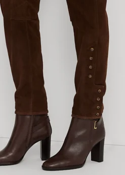 Pantalon 7/8 En Chèvre Velours Stretch -Pas Cher T-Shirts Hauts Magasin s7 1493473 alternate4