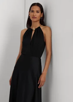 Haut Dos Nu à Chaîne En Jersey Stretch