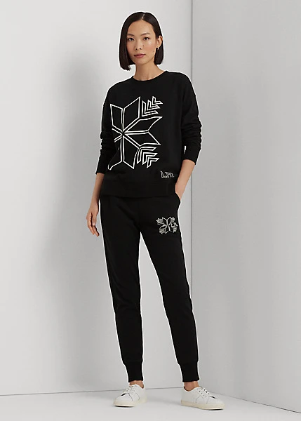 Pull Motif Flocon De Neige Coton éponge 3 Pull Motif Flocon De Neige Coton éponge – Image 3