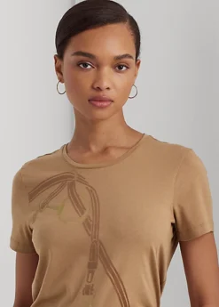 T-shirt En Jersey De Coton à Motif -Pas Cher T-Shirts Hauts Magasin s7 1493649 alternate4