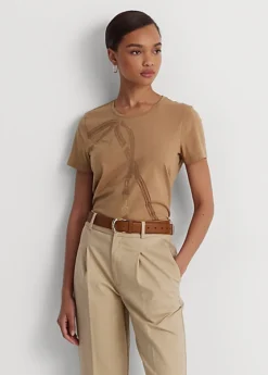 T-shirt En Jersey De Coton à Motif -Pas Cher T-Shirts Hauts Magasin s7 1493649 alternate5