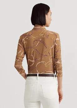 Chemise à Motif Brides En Jersey Stretch -Pas Cher T-Shirts Hauts Magasin s7 1493652 alternate3