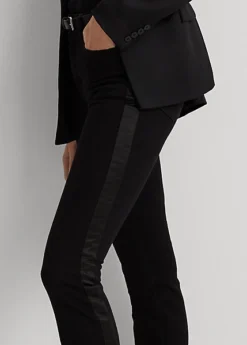 Jean Bootcut Taille Haute Rayé En Satin -Pas Cher T-Shirts Hauts Magasin s7 1493682 alternate4