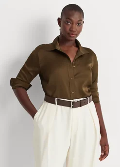 Chemisier En Charmeuse De Satin