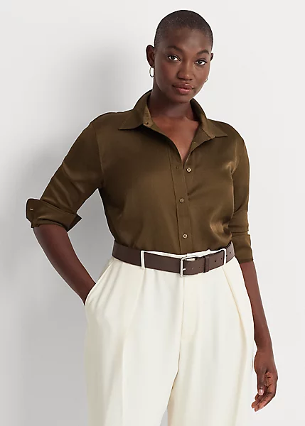 Chemisier En Charmeuse De Satin 1 Chemisier En Charmeuse De Satin