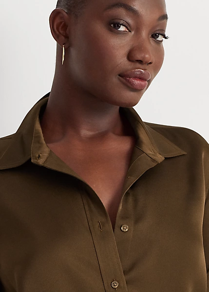 Chemisier En Charmeuse De Satin 5 Chemisier En Charmeuse De Satin – Image 5