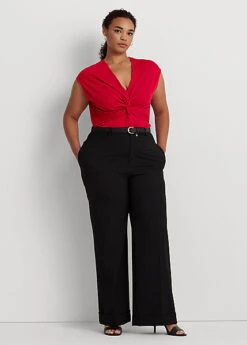 T-shirt Torsadé à Mancherons En Jersey -Pas Cher T-Shirts Hauts Magasin s7 1493919 alternate1