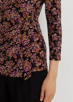 Haut à Motif Fleuri En Jersey Stretch -Pas Cher T-Shirts Hauts Magasin s7 1494151 alternate4