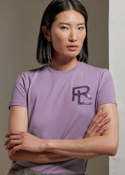 T-shirt RL Décoré En Jersey De Coton -Pas Cher T-Shirts Hauts Magasin s7 1494189 alternate4