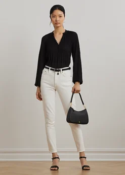 Blouse Plissée En Georgette -Pas Cher T-Shirts Hauts Magasin s7 1494259 alternate1